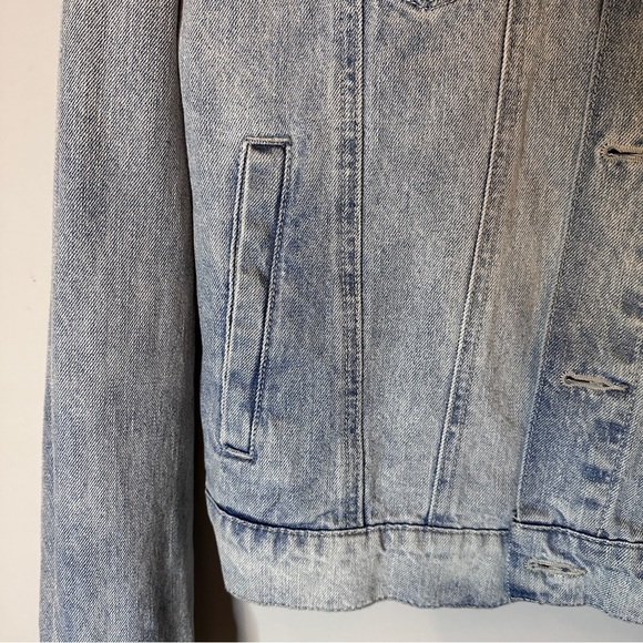 Guess Men's Classic Denim Jean Jacket Medium Wash Size Small - Picture 7 of 15